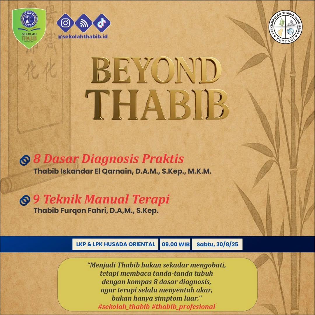 8 Dasar Diagnosis Praktis ala ThabibDalam ilmu Kedokteran Timur, memahami kondisi pasien tidak .heic
